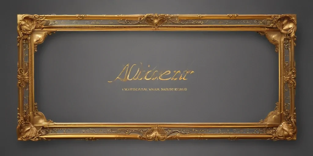 transparent background gold border