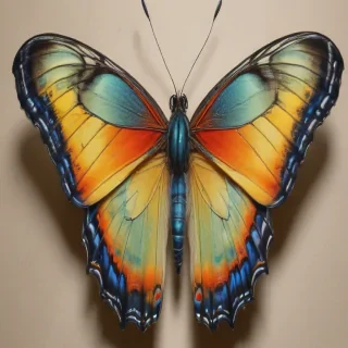 butterflies sketches