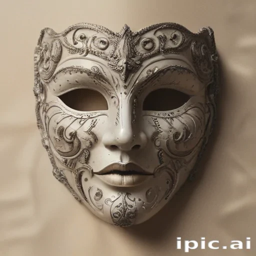 drawing of a mask