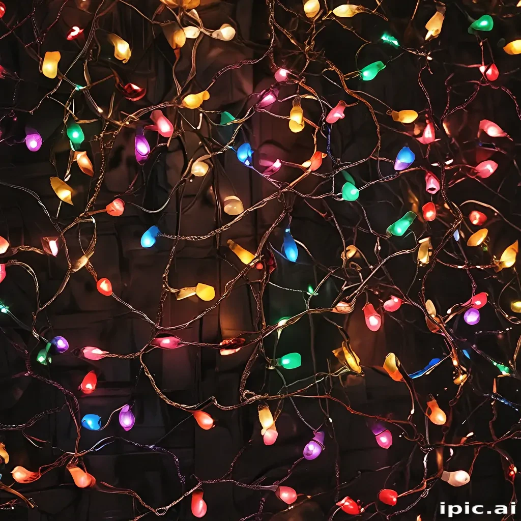 christmas lights iphone wallpaper