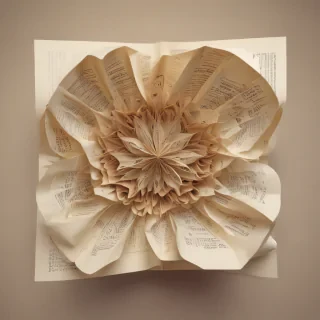 folded paper png