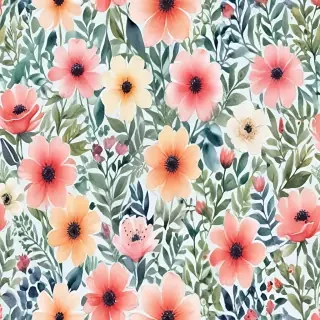 background watercolor flowers