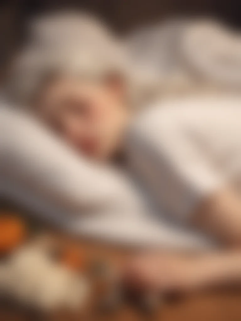 cartoon people sleeping