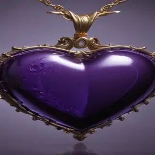 aesthetic purple heart