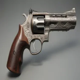 gun no background