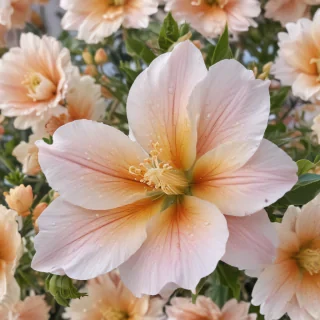 light flower background