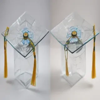 transparent graduation cap