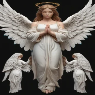 clipart of angels with wings