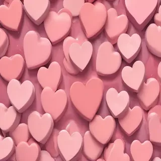 heart background aesthetic