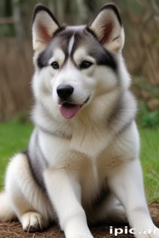 alaskan husky shepherd