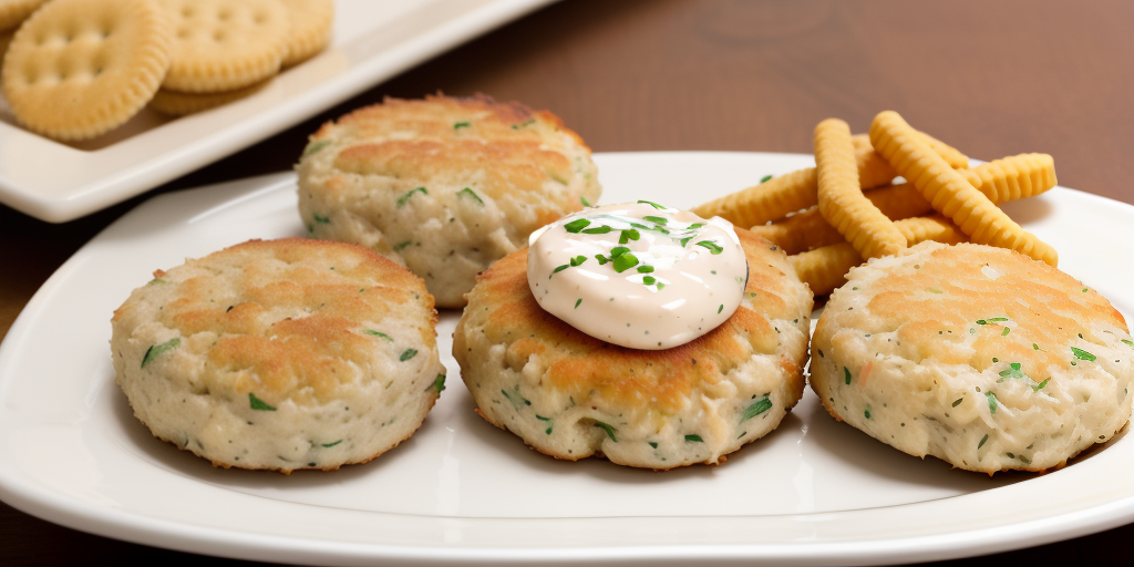 crab cakes with ritz crackers