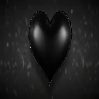 black heart pic