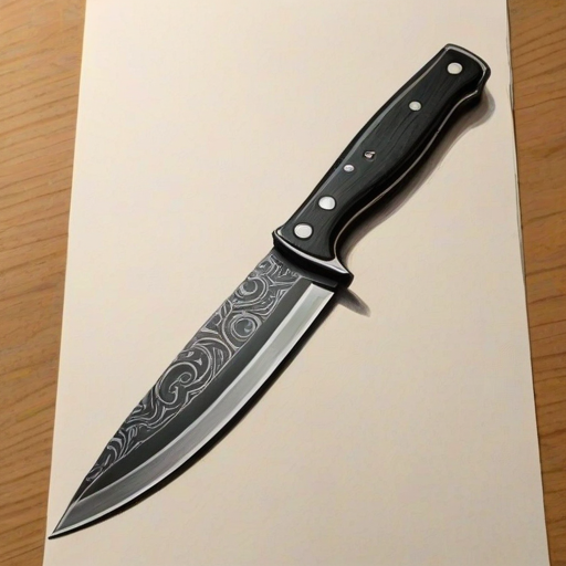 knife drawing