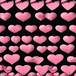 pink hearts png