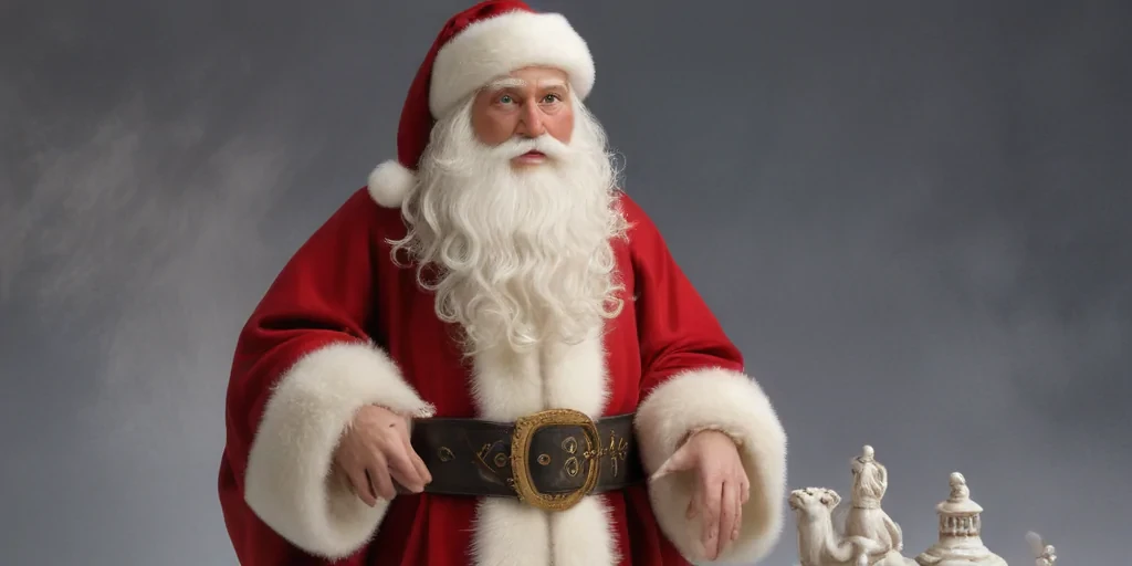 images of vintage santa