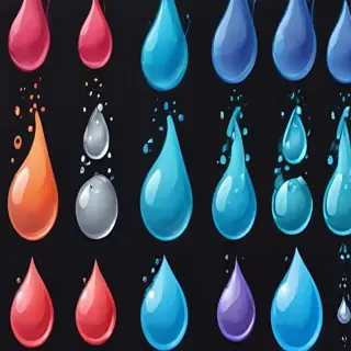 water drops clip art
