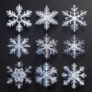 free snowflake clip art