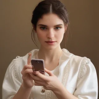 person holding phone