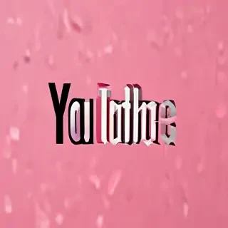 pink youtube logo