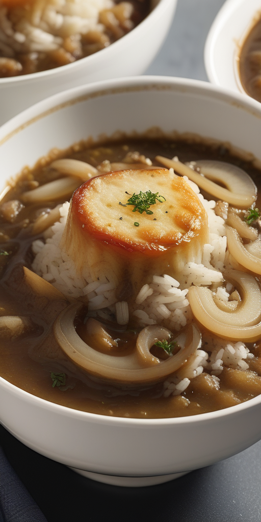 rice with french onion soup