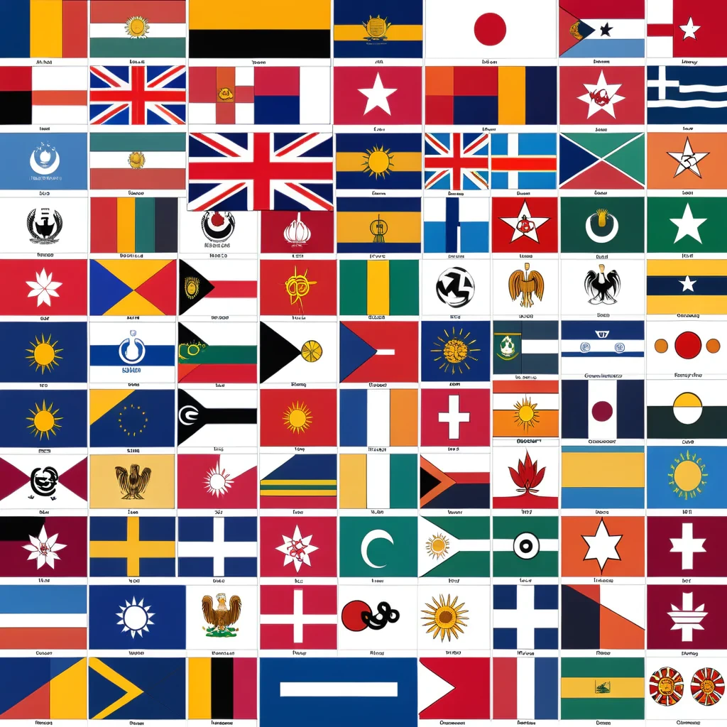 all country flags