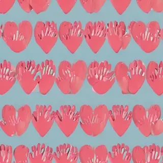heart hands clipart