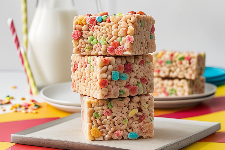 fruity pebbles rice crispy treats