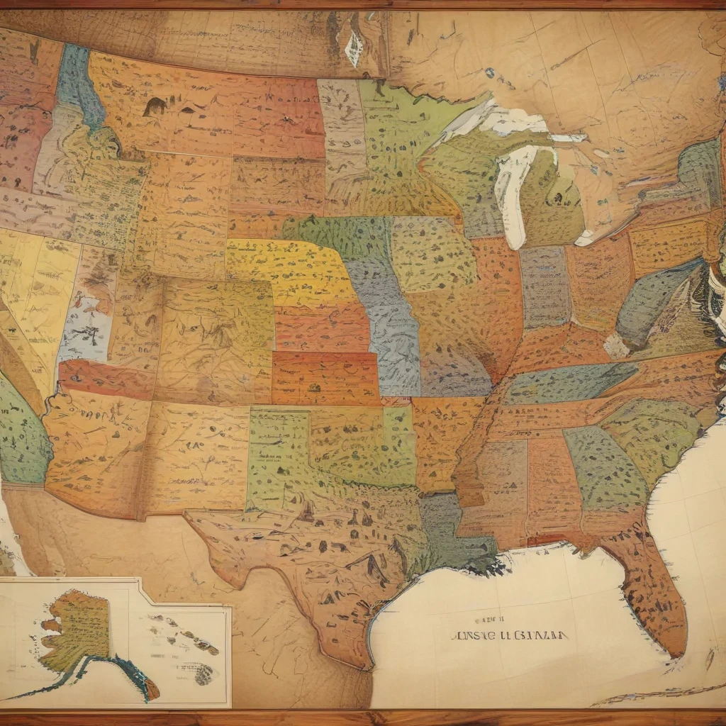 map of the usa states