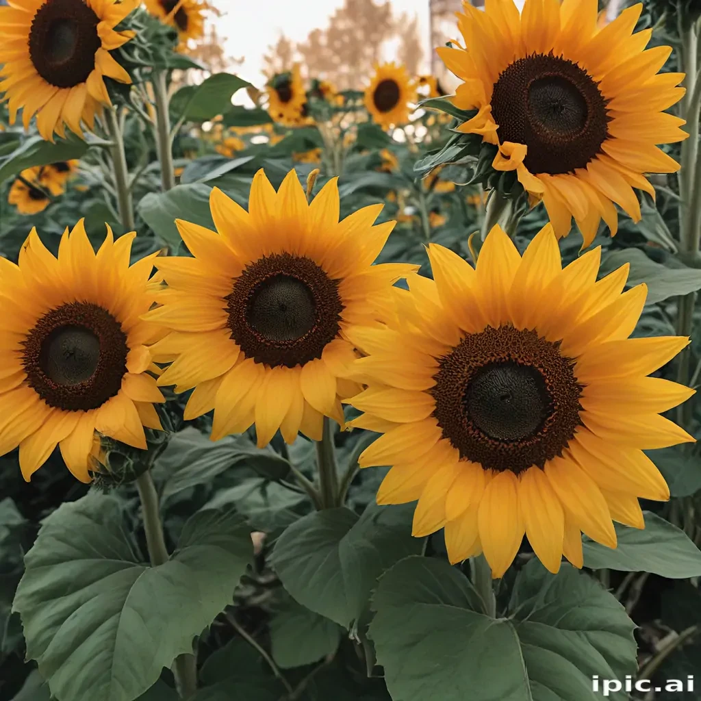 aesthetic sunflower