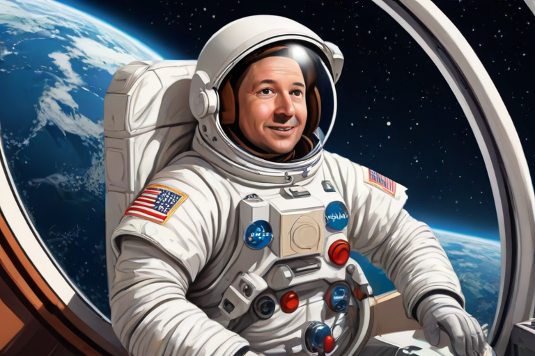 astronaut cartoon