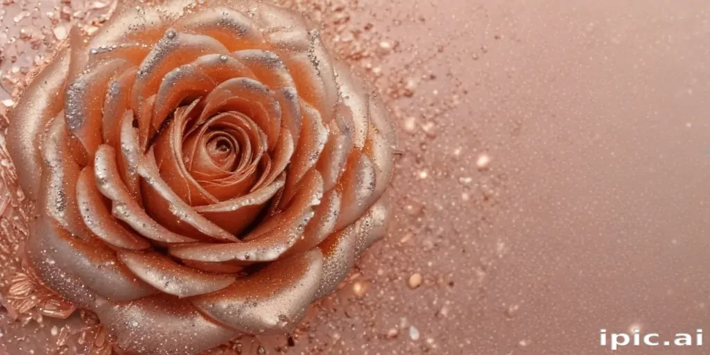 glitter rose gold background