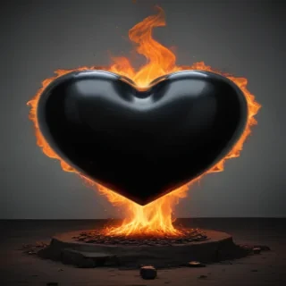 image black heart