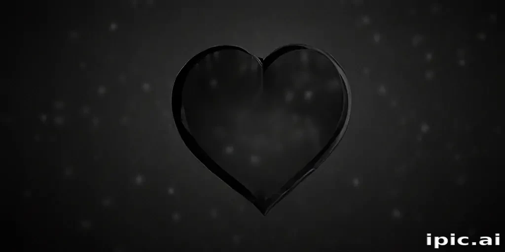 black heart background