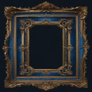 blue frame png