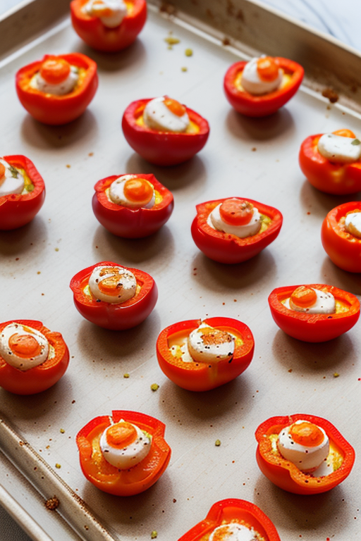 roasted red pepper egg bites