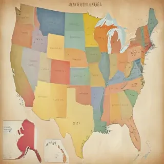 united states of america map