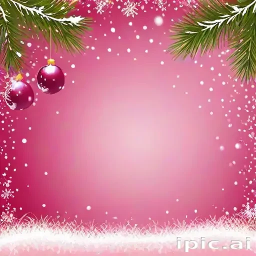 pink christmas background