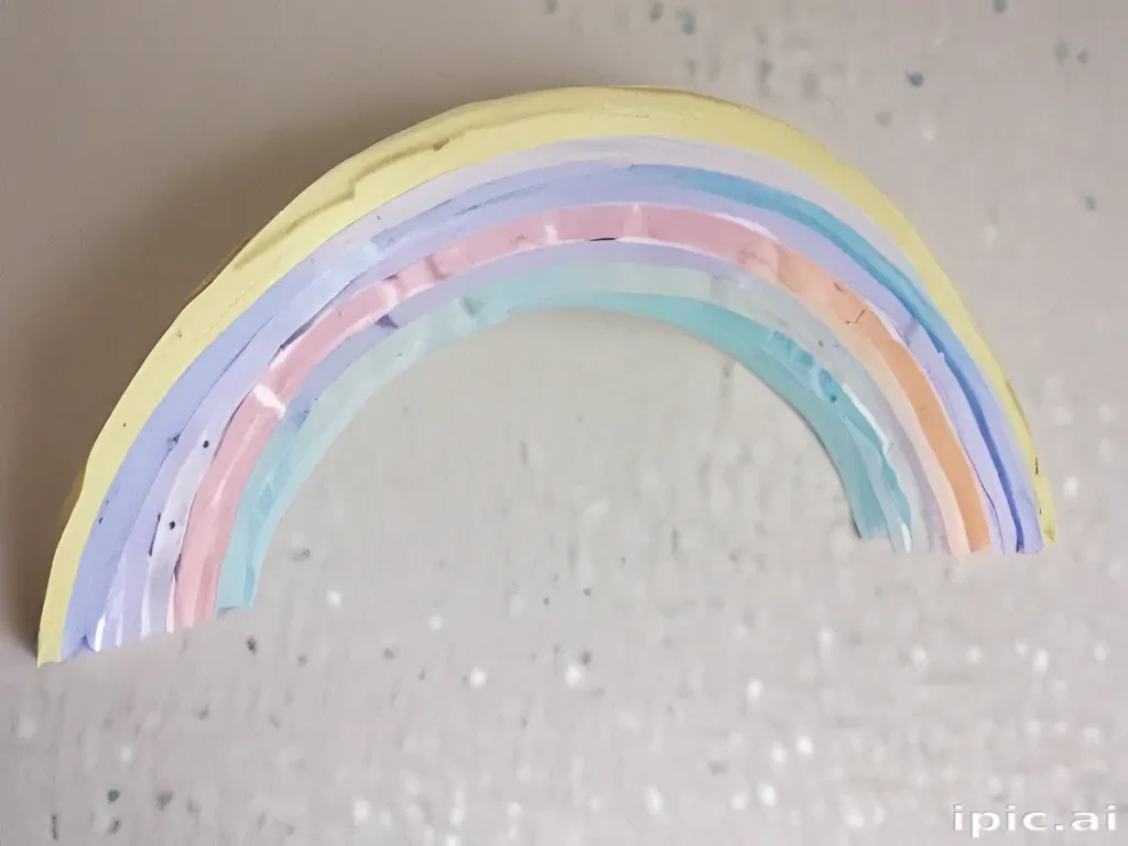 pastel rainbow