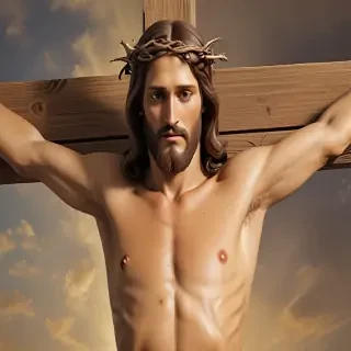 picture of jesus on cross