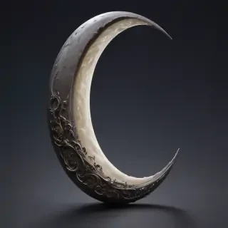 aesthetic crescent moon
