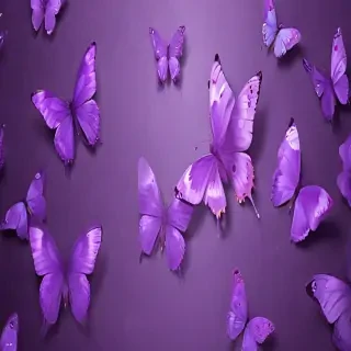 purple butterflies wallpaper