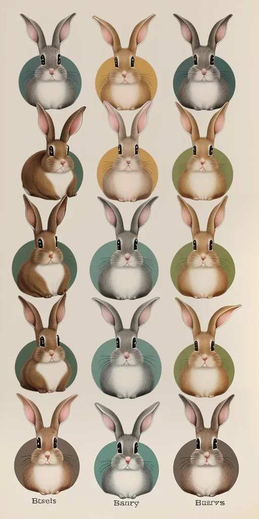 vintage bunnies