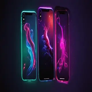 cool neon wallpapers iphone