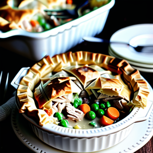 phyllo dough chicken pot pie