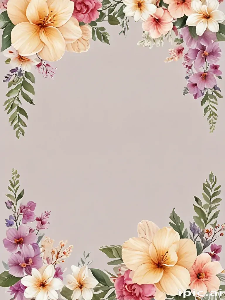 flowers border png