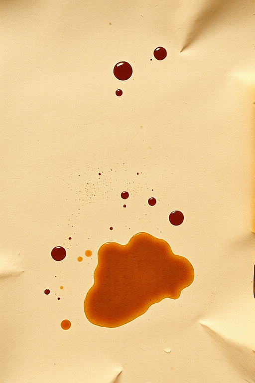 Create a vintage textured paper background with coffee stains, 50mm lens, f/2.8 aperture, soft focus, taken with a DSLR camera in natural lighting.