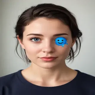 blue emoji