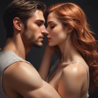 couples drawing poses