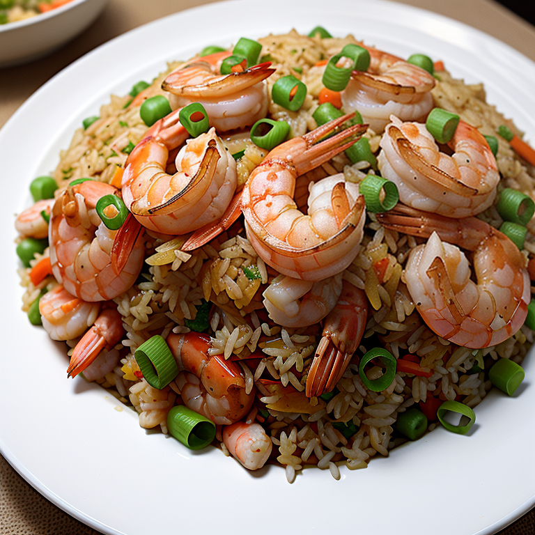 chicken and shrimp fried rice