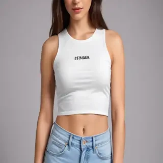 crop top mock up